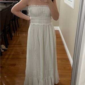 Zara White Maxi Dress